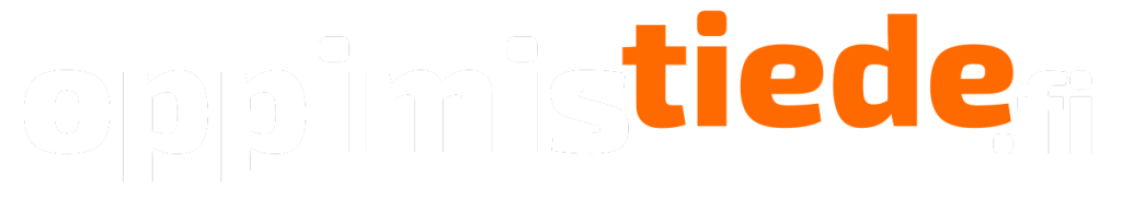 Oppimistiede-logo-teksti-valkoinen
