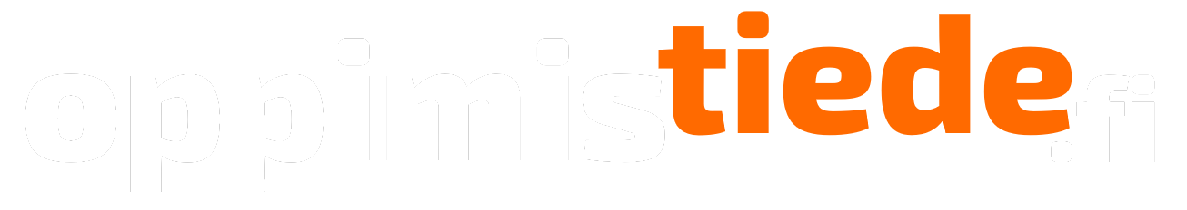 Oppimistiede-logo-teksti-valkoinen